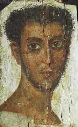 A Young Man, er Rubayat, AD 180-211 ( Wien, Kunsthistorisches Museum, X 296)